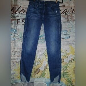 7 For All Mankind Dark Blue Skinny Jeans
